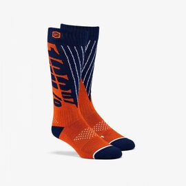 Велоноски 100% Torque Comfort Moto Socks, сине-оранжевый, 2019, 24007-214-17, Вариант УТ-00188671: Размер: L/XL , изображение  - НаВелосипеде.рф