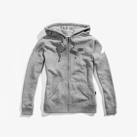 Толстовка женская 100% Cosmic Womens Zip Hooded Sweatshirt, серый, 2020, Вариант УТ-00188547: Размер: M, изображение  - НаВелосипеде.рф