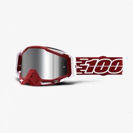 Очки велосипедные 100% Racecraft, Plus Gustavia / Injected Silver Flash Mirror Lens, 50120-341-02, изображение  - НаВелосипеде.рф