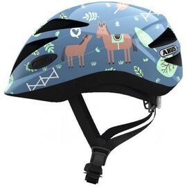 Велошлем детский ABUS Hubble 1.1, blue horse , Вариант УТ-00191714: Размер: M (52-57 см), изображение  - НаВелосипеде.рф