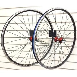 Колеса велосипедные REMERX “HIT”, 29” 622x19, обод двойной, 32 спицы, под эксцентрик, заднее под кассету, RWS29b-Hit, изображение  - НаВелосипеде.рф