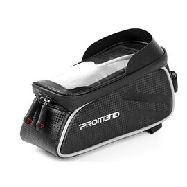 Велосумка на раму Promend, с отделением для смартфона 6", 22х15,5х11,5см, черный, ZBB-14P58 , изображение  - НаВелосипеде.рф