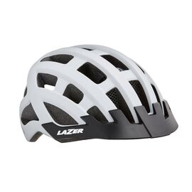 Велошлем Lazer Compact dlx Mips, матовый белый, 2020, BLC2197885201, Вариант УТ-00192823: Размер: U (54-61 см), изображение  - НаВелосипеде.рф