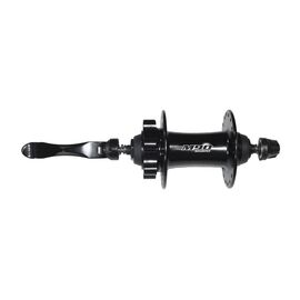 Втулка велосипедная SUNRACE HBM96.F0QS.DS1.BX M96, передняя, с эксцентриком, 32H, под диск, чёрный, 06-201509, изображение  - НаВелосипеде.рф