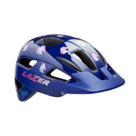 Велошлем детский Lazer Lil Gekko, синий пони, 2020, Вариант УТ-00192773: Размер: U (46-50 см), изображение  - НаВелосипеде.рф