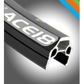 Обод ALEXRIMS ACE18, для складных велосипедов, двойной, 20" 406х21,8/16,5х18,2мм, 36 отверстий, черный, 6-190136, изображение  - НаВелосипеде.рф