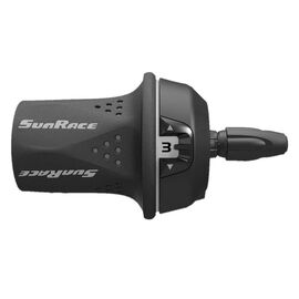 Переключатель скоростей SUNRACE TSM21.L3L0.GS0.OE M21, левый, 3 скорости, трос 1700мм, серый, 06-201357 , изображение  - НаВелосипеде.рф