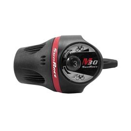 Переключатель скоростей SUNRACE TSM37.LF0S.0S0.HP M37, левый, грипшифт, с проводкой, 06-201365, изображение  - НаВелосипеде.рф