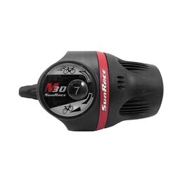 Переключатель скоростей SUNRACE TSM37.R60S.0S0.HP, грипшифт M37, правый, 6 скоростей, с проводкой, 06-201366 , изображение  - НаВелосипеде.рф