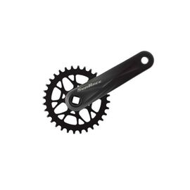 Система шатунов велосипедная SUNRACE FCM40W.00DE.0S0.BX M40W, 36T, Narrow-Wide, квадрат, 170мм, черный, 06-201204 , изображение  - НаВелосипеде.рф