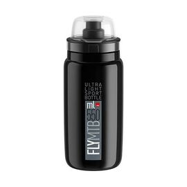 Фляга велосипедная Elite MTB Fly, 550 мл, черный, защитный колпачок, EL01604311, изображение  - НаВелосипеде.рф