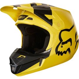 Велошлем Fox V2 Mastar Helmet, Yellow, 19530-005, Вариант УТ-00069890: Размер: L , изображение  - НаВелосипеде.рф