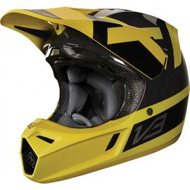 Велошлем Fox V3 Preest Helmet, Dark Yellow, 19522-547, Вариант УТ-00069937: Размер: L, изображение  - НаВелосипеде.рф