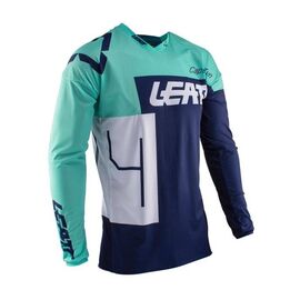 Велоджерси Leatt GPX 4.5 Lite Jersey Aqua 2020, 5020001192, Вариант УТ-00179046: Размер: L, изображение  - НаВелосипеде.рф