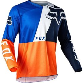 Велоджерси подростковая Fox 180 Lovl SE Youth Jersey, оранжево-синий, 2020, 26529-592-YL, Вариант УТ-00179112: Размер: L, изображение  - НаВелосипеде.рф