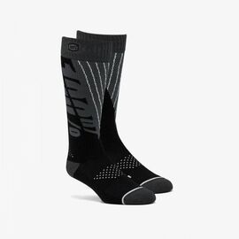 Велоноски 100% Torque Comfort Moto Socks, черно-серый, 2019, 24007-353-18, Вариант УТ-00188666: Размер: L/XL, изображение  - НаВелосипеде.рф