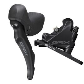 Набор тормозной SHIMANO GRX ST-RX600/BR-RX400, левый. на 2 скорости, под дисковый тормоз, IRX4001DLF6SC100A, изображение  - НаВелосипеде.рф