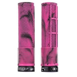 Грипсы велосипедные DMR Brendog Death Grip Flangeless Marble Pink Thin, DMR-G-BREN2-THIN-MP, изображение  - НаВелосипеде.рф