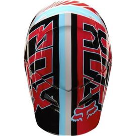 Козырек к велошлему Fox V1 Helmet Visor Falcon, Grey/Red, 18258-037-2XS/S, Вариант УТ-00069340: Размер: 2XS/S, Цвет: Grey/Red, изображение  - НаВелосипеде.рф
