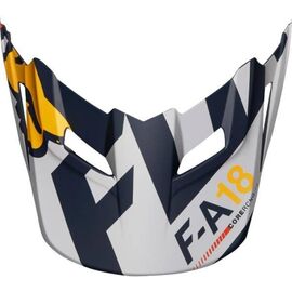 Козырек к велошлему Fox V1 Sayak Helmet Visor, Orange, 21303-009-M/L, Вариант УТ-00069382: Размер: M/L, Цвет: Orange, изображение  - НаВелосипеде.рф