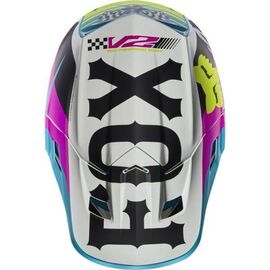 Козырек к велошлему Fox V2 Helmet Visor Rohr, Teal, 18256-176-OS, изображение  - НаВелосипеде.рф