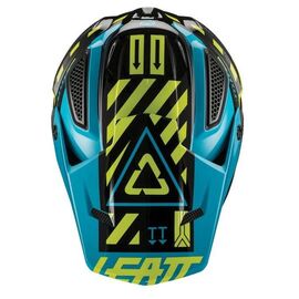 Козырек к велошлему Leatt GPX 5.5 Visor V19.1 Black/Lime, 4019060121, Вариант УТ-00103995: Размер:  M-XXL, Цвет: Black/Lime , изображение  - НаВелосипеде.рф