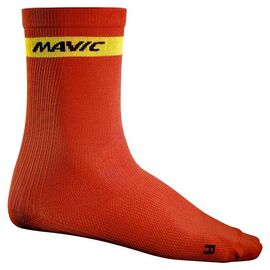 Носки Mavic Cosmic High Sock, красный, 2020, LC1311100, Вариант УТ-00193363: Размер: 39/42, изображение  - НаВелосипеде.рф