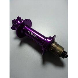 Велосипедная втулка для фэтбайка Bitex, задняя, под кассету, эксцентрик, фиолетовый, FB-MTR-M10-197Purple, изображение  - НаВелосипеде.рф