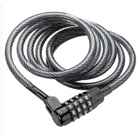 Велосипедный замок Kryptonite KryptoFlex 815 Combo тросовый, кодовый, серый, УТ000318053, изображение  - НаВелосипеде.рф