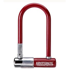 Велосипедный замок Kryptonite KryptoLok Series 2 Mini-7 w/ FlexFrame-U bracket, MERLOT U-lock, на ключ, 0720018001522, изображение  - НаВелосипеде.рф