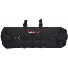 Сумка велосипедная на руль ACEPAC Bar Roll 16L, черный, 101301, изображение  - НаВелосипеде.рф