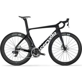 Шоссейный велосипед Cervelo S5 Disc RED eTap AXS 28" 2020, Вариант УТ-00188954: Рама: L(56см) (Рост: 175-180см), Цвет: Black/Graphite/White, изображение  - НаВелосипеде.рф