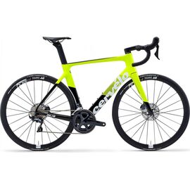 Шоссейный велосипед Cervelo S3 Disc Ultegra 28" 2020, Вариант УТ-00188940: Рама: L(56cm) (Рост: 175-180см), Цвет: Fluoro/Black/White, изображение  - НаВелосипеде.рф