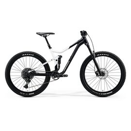 Двухподвесный велосипед Merida One-Forty 600 27,5" 2020, Вариант УТ-00190109: Рама: S (15,5") (Рост: 157-173 см), Цвет: черно-белый , изображение  - НаВелосипеде.рф