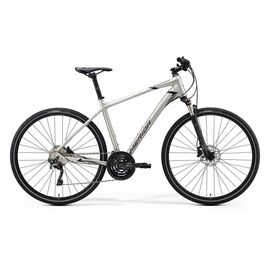 Городской велосипед Merida Crossway 600 28" 2020, Вариант УТ-00182173: Рама: L 55 см (Рост: 171 – 190 cm), Цвет: серо-черный , изображение  - НаВелосипеде.рф