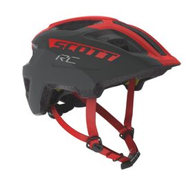 Шлем подростковый велосипедный SCOTT Spunto Junior Plus (CE), grey/red, 2020, 275229-6161, Вариант УТ-00182520: Размер: onesize, изображение  - НаВелосипеде.рф