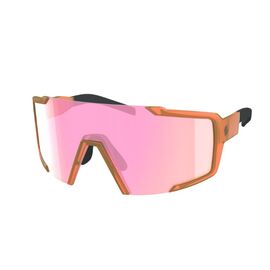 Очки велосипедные SCOTT Shield, translucent orange pink chrome, 275380-6535276, изображение  - НаВелосипеде.рф