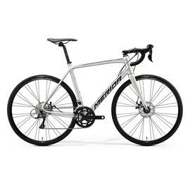 Шоссейный велосипед Merida Scultura Disc 200 28" 2020, Вариант УТ-00187007: Рама: L 56 см (Рост: 178 – 187 cm), Цвет: серо-черный , изображение  - НаВелосипеде.рф