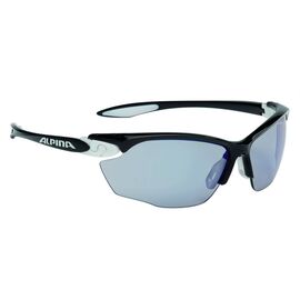 Очки велосипедные ALPINA TWIST FOUR VLM+,  солнцезащитные, black-white-black, 8543231, изображение  - НаВелосипеде.рф