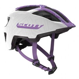 Шлем велосипедный подростковый Scott Spunto Junior (CE), бело-фиолетовый 2020, 275232-2320, Вариант УТ-00194512: Размер: onesize, изображение  - НаВелосипеде.рф