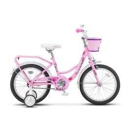 Детский велосипед Stels Flyte Lady Z011 18" 2018, Вариант УТ-00194580: Рама: 12" (Рост: 100-125см), Цвет: розовый, изображение  - НаВелосипеде.рф