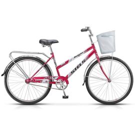 Городской велосипед Stels Navigator 210 Lady Z010 26" 2020, Вариант УТ-00194689: Рама: 19" (Рост: 172-180 см), Цвет: Коралловый, изображение  - НаВелосипеде.рф