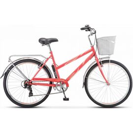 Городской велосипед Stels Navigator 250 Lady Z010 26" 2020, Вариант УТ-00194691: Рама: 19" (Рост: 172-180 см), Цвет: Коралловый , изображение  - НаВелосипеде.рф