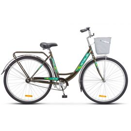 Городской велосипед Stels Navigator 345 Lady 28" Z010 2017, Вариант УТ-00194705: Рама: 20" (Рост: 178-185 см), Цвет: Коричневый , изображение  - НаВелосипеде.рф