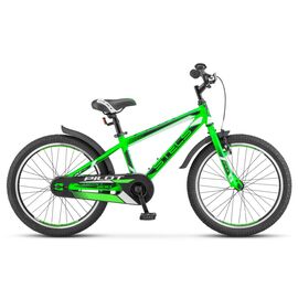 Детский велосипед Stels Pilot 200 Gent Z010 20" 2019, Вариант УТ-00194641: Рама: 11" (Рост: >110см), Цвет: Зеленый , изображение  - НаВелосипеде.рф