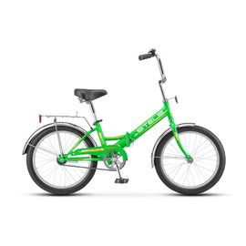 Складной велосипед Stels Pilot 310 z011 20" 2018, Вариант УТ-00194658: Рама: 13" (Рост: 130-145см), Цвет: Зеленый / Желтый , изображение  - НаВелосипеде.рф