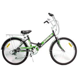 Складной велосипед Stels Pilot 750 Z010 24" 2018, Вариант УТ-00194678: Рама: 16" (Рост: 150-165см), Цвет: Синий, изображение  - НаВелосипеде.рф