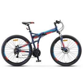 Складной велосипед Stels Pilot 950 MD V011 26" 2020, Вариант УТ-00194680: Рама: 17,5 (Рост: 156-170см), Цвет: Темно-Синий , изображение  - НаВелосипеде.рф