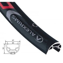 Обод велосипедный ALEX RIMS DP20, 26", 559X20Х36Н, A/V, под диск, SSE, ZTB13058, изображение  - НаВелосипеде.рф