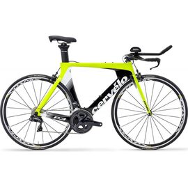 Шоссейный велосипед Cervelo P3 ULTEGRA Di2 28" 2019, Вариант УТ-00188894: Рама: S(51cm) (Рост: 162-170см), Цвет: Fluoro/Black/White , изображение  - НаВелосипеде.рф